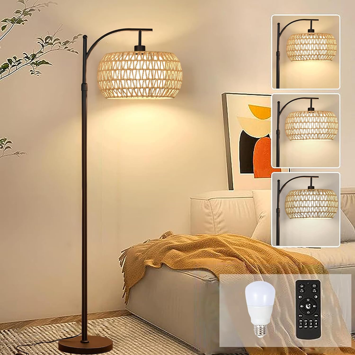 Floor Lamp Arched - Arc Floor Lamps for Living Room