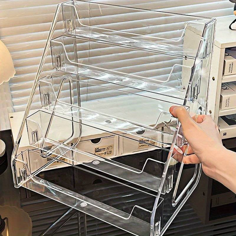 3/5 Tier Acrylic Bookshelf Det - Bookshelf 5 Tier review and price