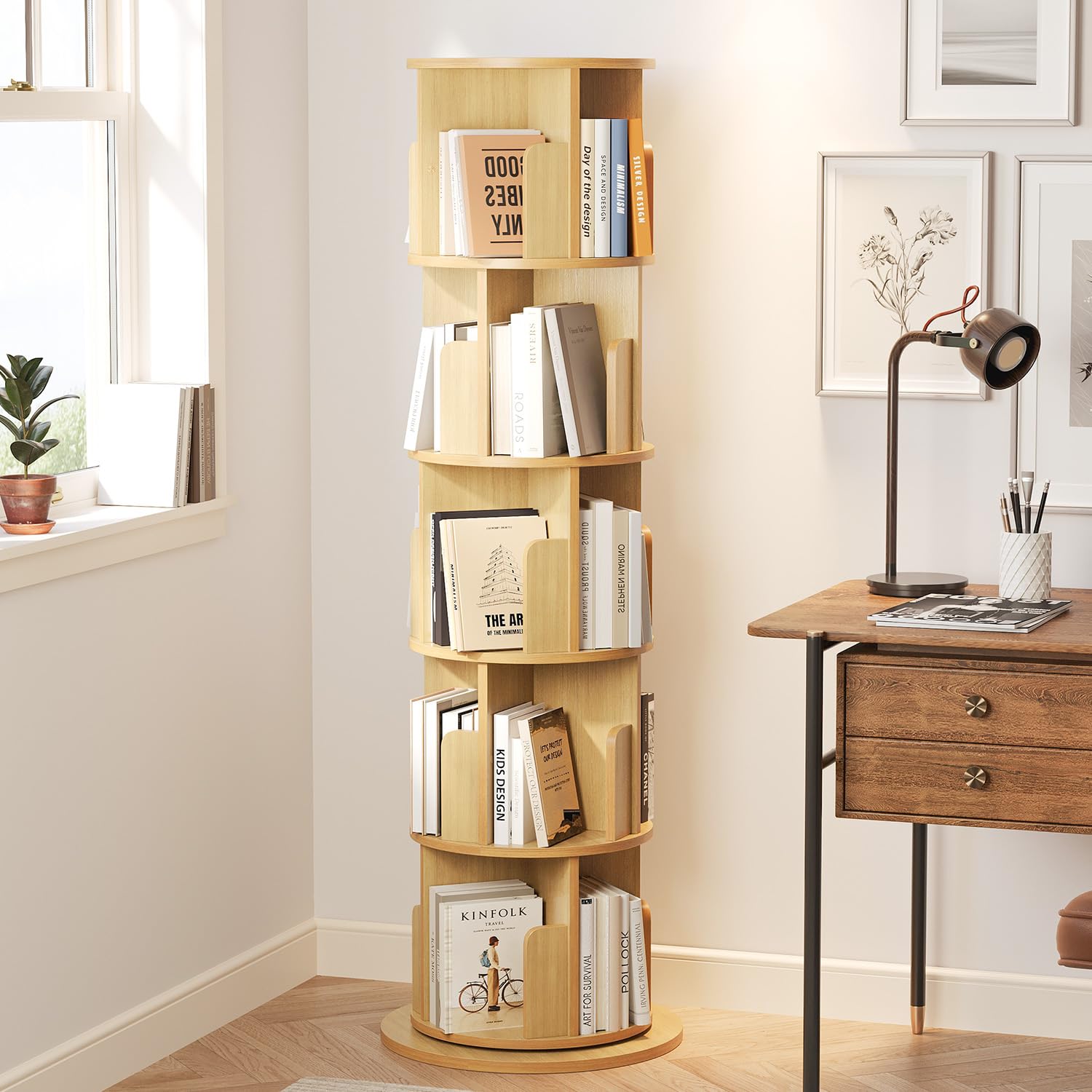 Baby Cabinet 5 Tall Tiers Floo - Bookshelf 5 Tier review and price