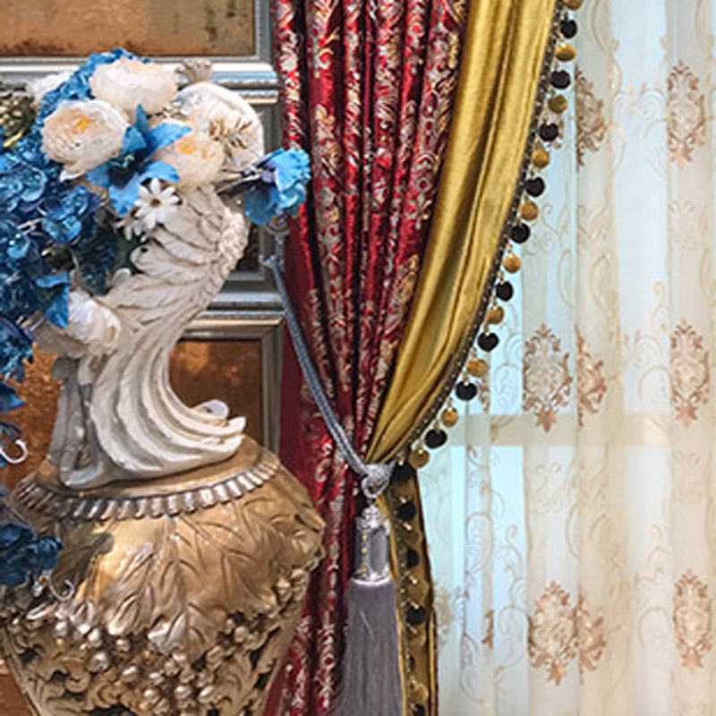Red Velvet Curtain for Living  - Office Furniture Hong Kong review and price