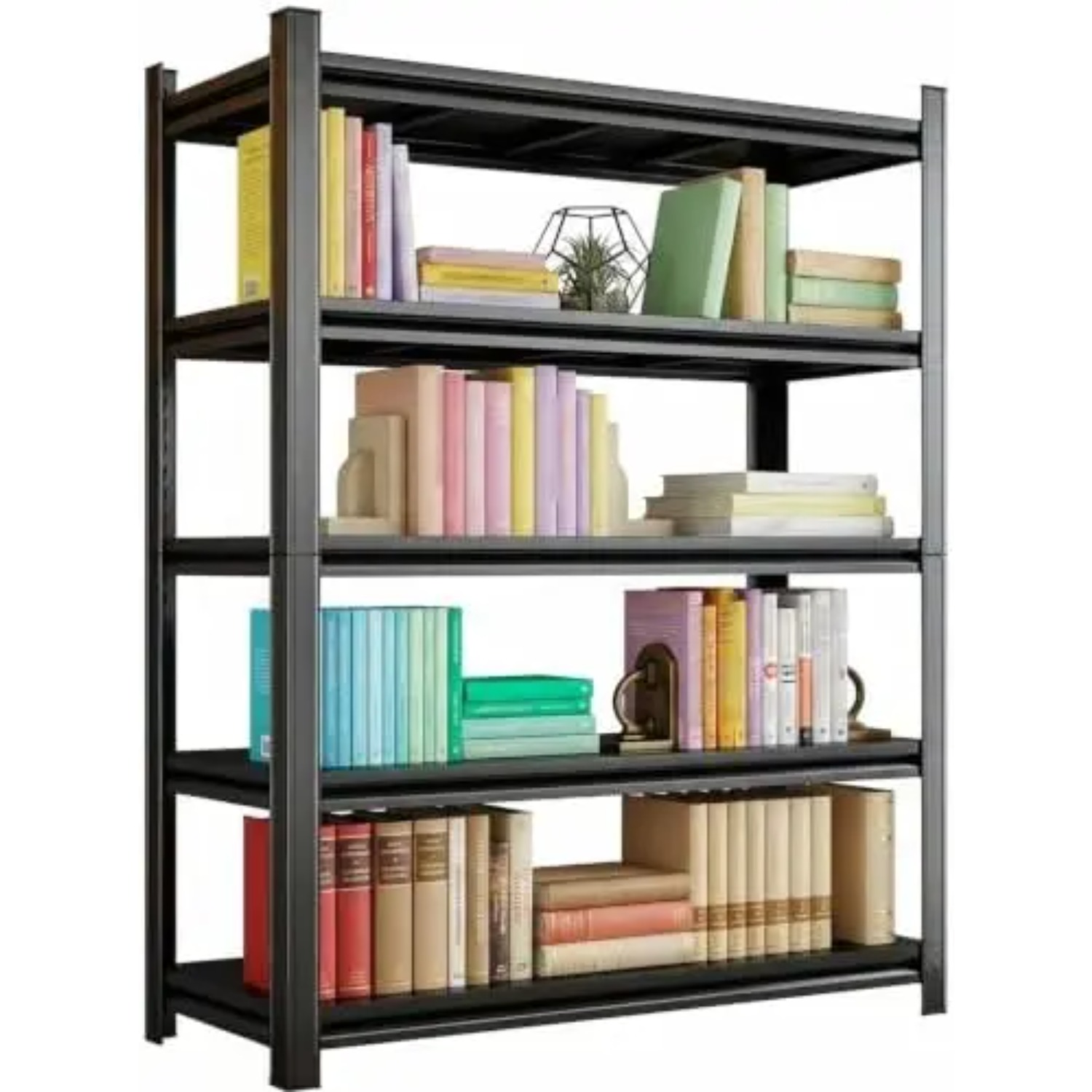 5-Tier Heavy Duty Bookshelf, 7 - Bookshelf 5 Tier review and price