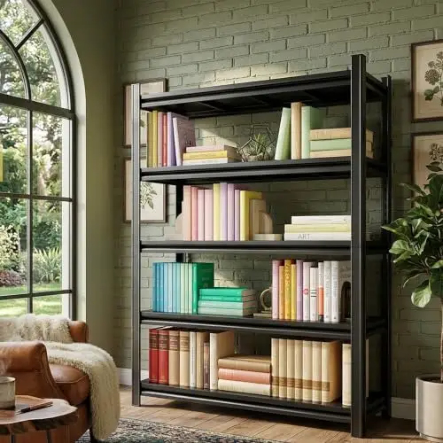 5-Tier Heavy Duty Bookshelf, 7 - Bookshelf 5 Tier review and price