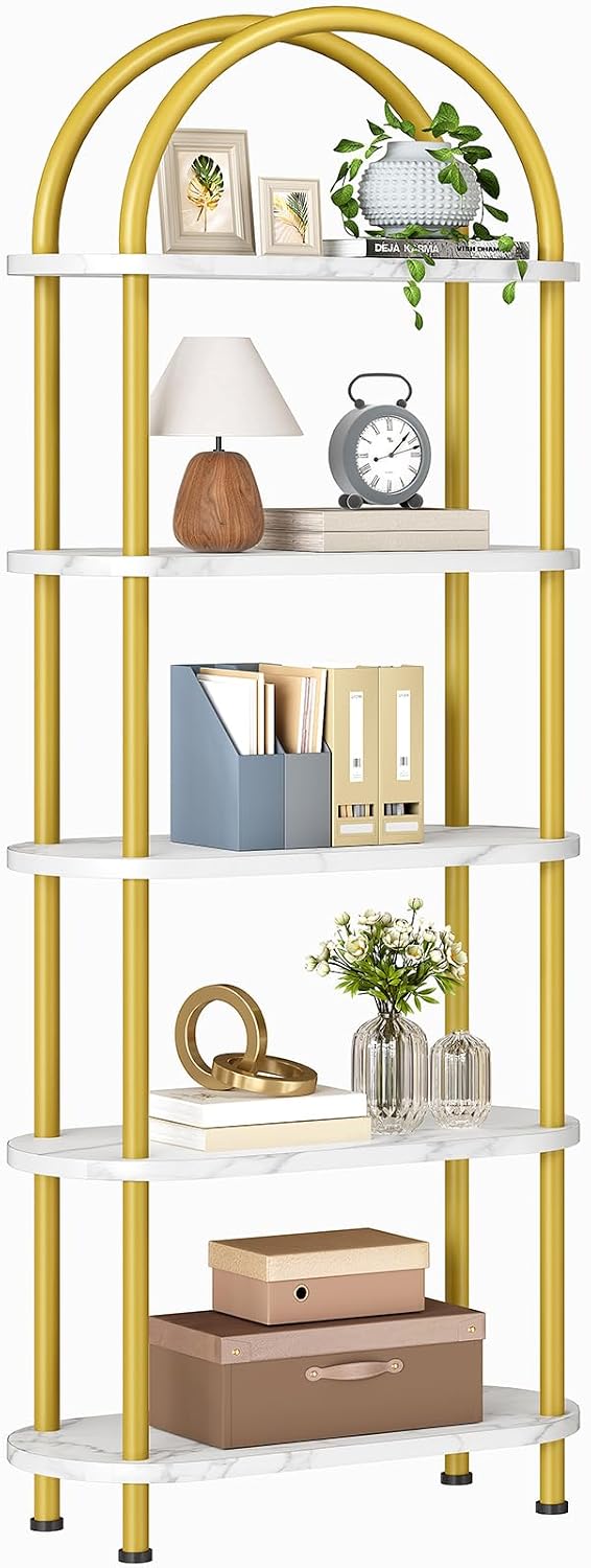 HOOBRO 5 Tier Open Bookshelf,  - Bookshelf 5 Tier review and price