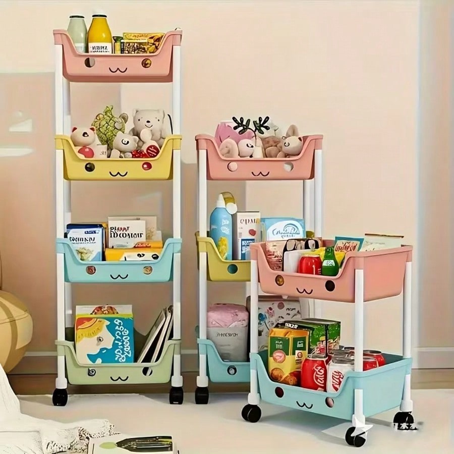 Rolling Bookshelf 5 Layer Mobi - Bookshelf 5 Tier review and price