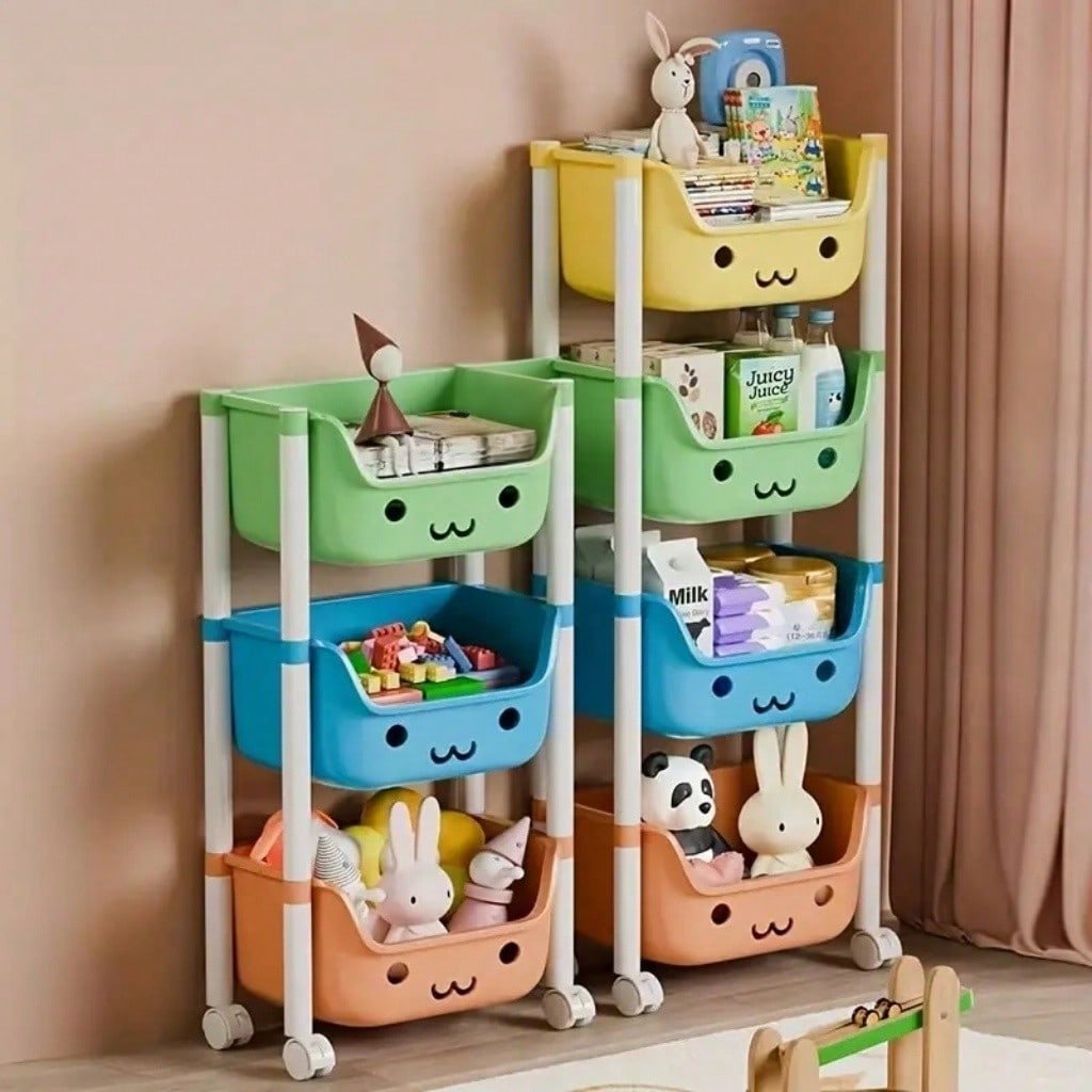 Rolling Bookshelf 5 Layer Mobi - Bookshelf 5 Tier review and price