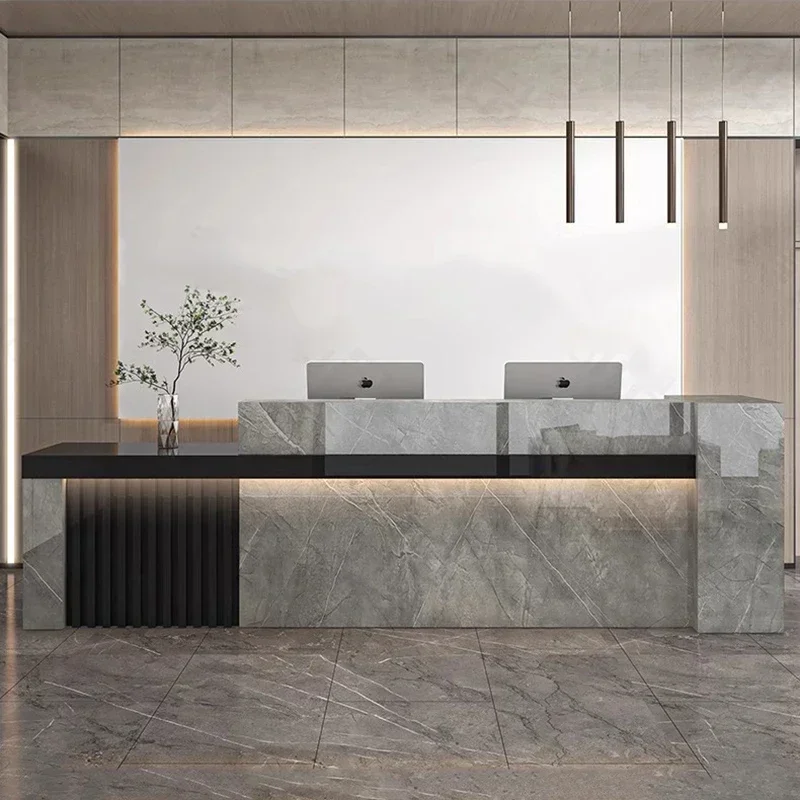 Nordic Luxury Reception Desk S - Office Furniture Bali review and price