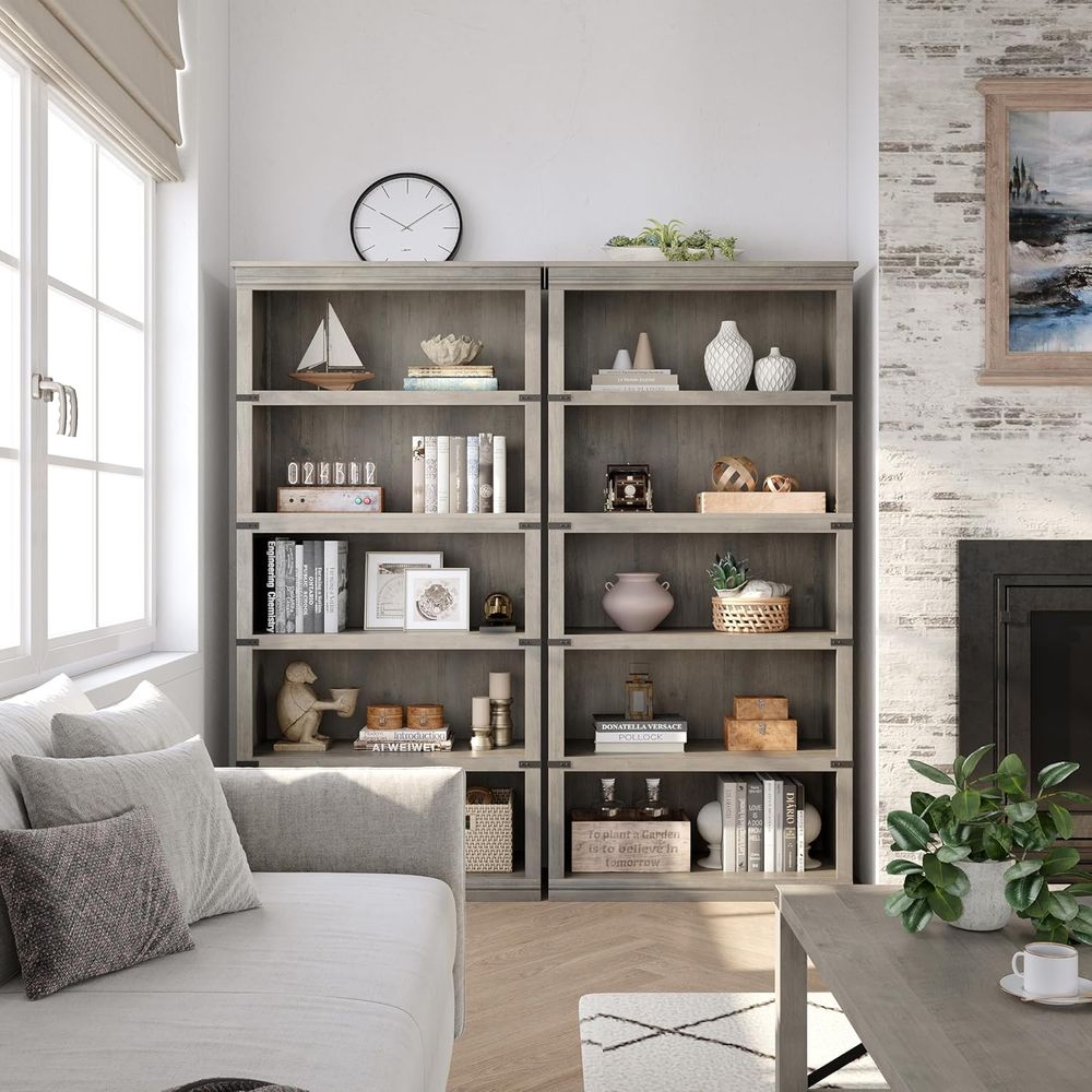 IDEALHOUSE 5 Tier Bookcase, ar - Bookshelf 5 Tier review and price
