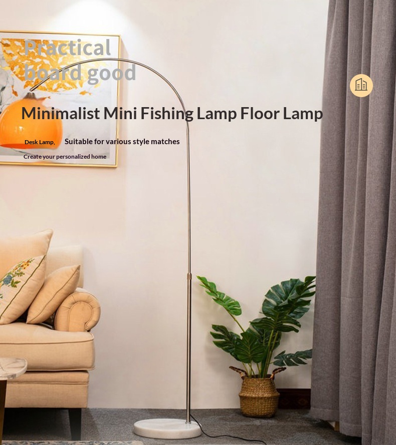 Minimalist Luxury Mini Arc Adj - Floor Lamp Arched review and price