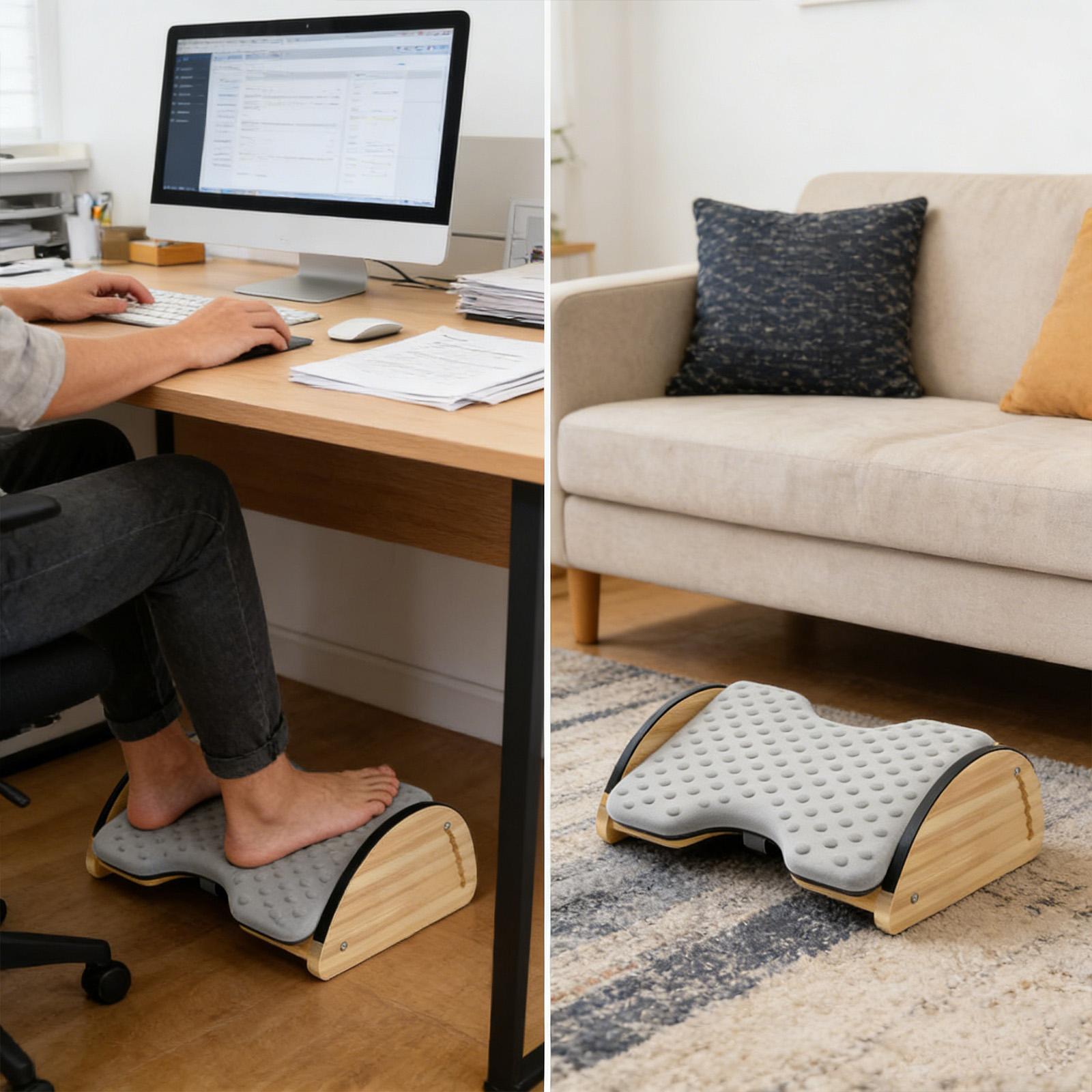 Adjustable Office Bamboo Footr - Office Furniture In China review and price