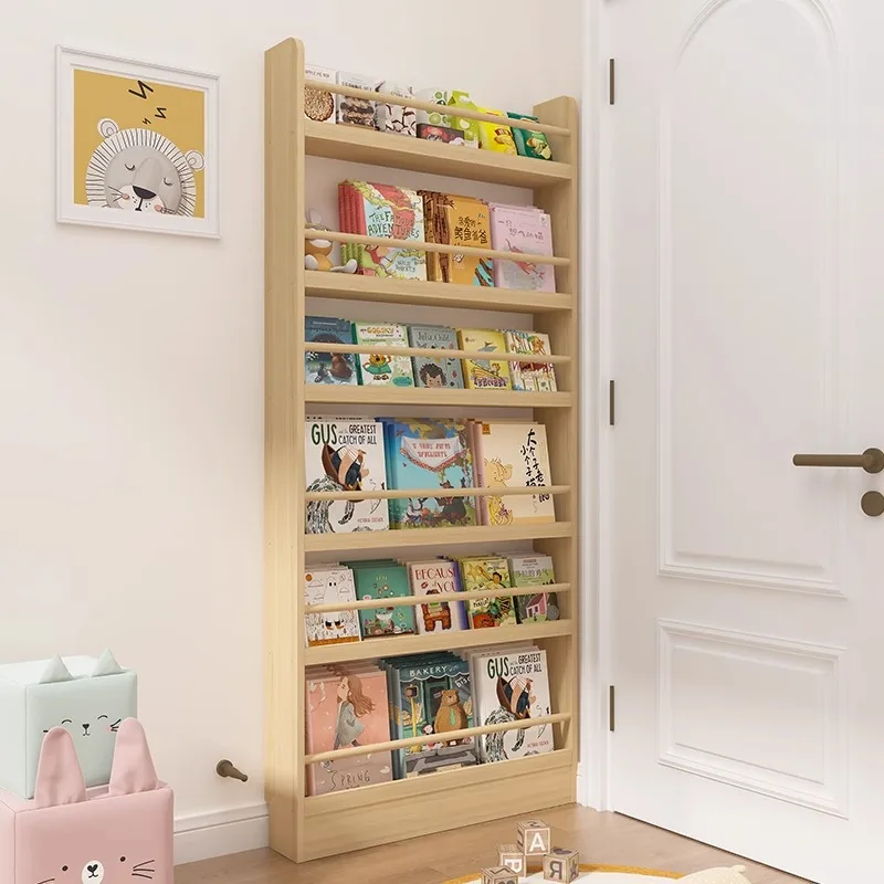 Solid wood bookshelf, floor st - Bookshelf 5 Tier review and price